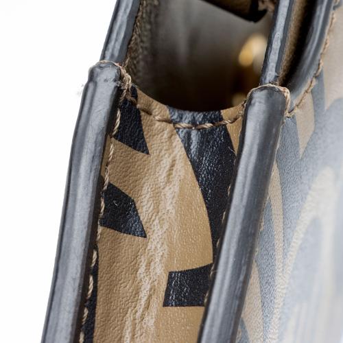 Fendi x Sara Coleman Leather FF Vertigo Peek A Phone Pouch