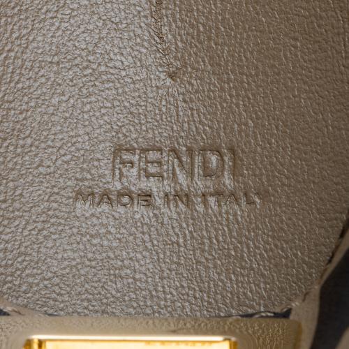 Fendi x Sara Coleman Leather FF Vertigo Peek A Phone Pouch