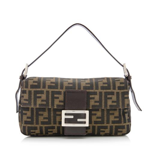 Fendi Zucca Baguette Shoulder Bag