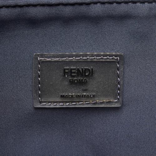 Fendi Zucca Buckle Flap Backpack