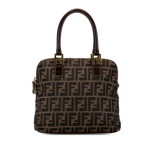 Fendi Zucca Canvas Satchel