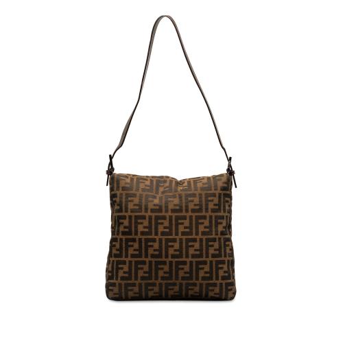 Fendi Zucca Canvas Shoulder Bag