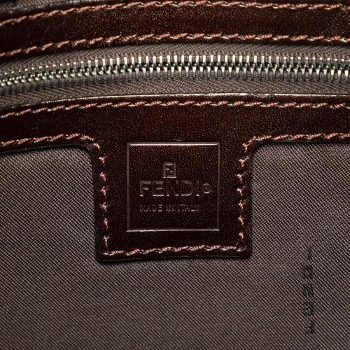 Fendi Zucca Canvas Shoulder Bag