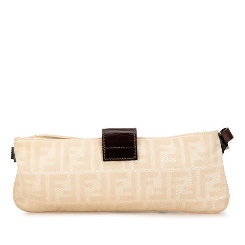 Fendi Zucca Canvas Shoulder Bag