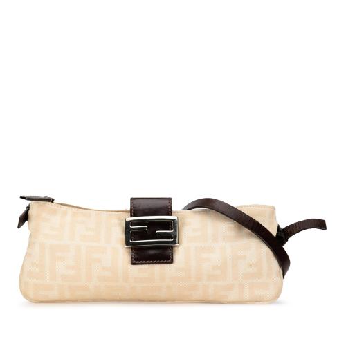 Fendi Zucca Canvas Shoulder Bag