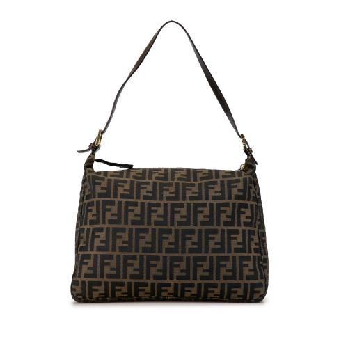 Fendi Zucca Canvas Shoulder Bag