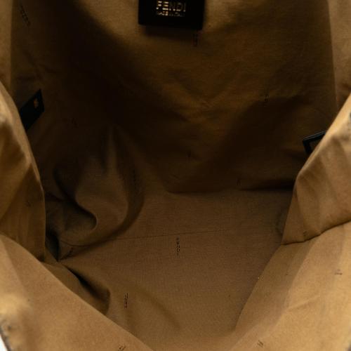 Fendi Zucca Canvas Vertical Shopping Tote