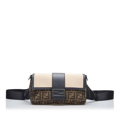 Fendi Zucca Convertible Belt Bag