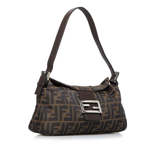 Fendi Zucca Double Flap Baguette