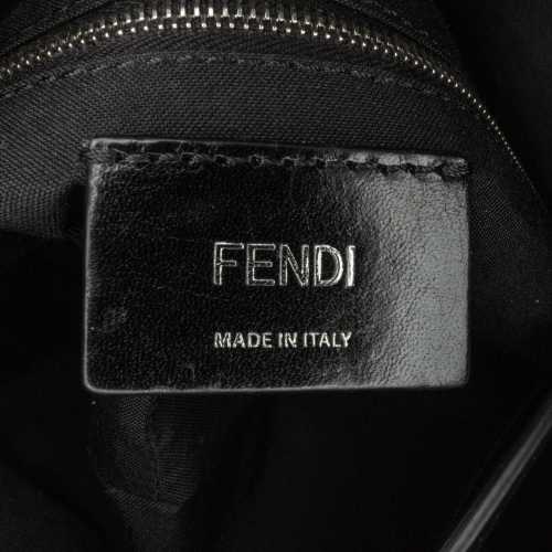 Fendi Zucca Embossed Convertible Baguette Crossbody