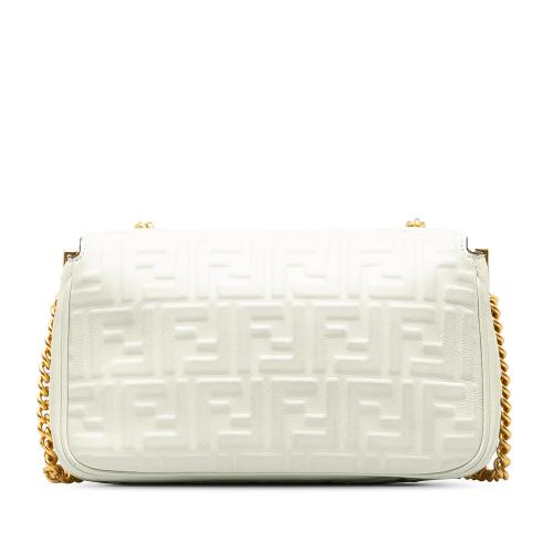 Fendi Zucca Embossed Midi Baguette