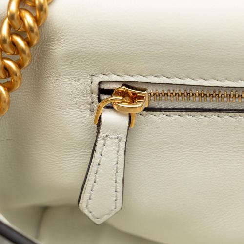 Fendi Zucca Embossed Midi Baguette