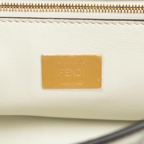 Fendi Zucca Embossed Midi Baguette