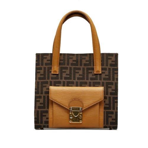 Fendi Zucca Front Pocket Tote