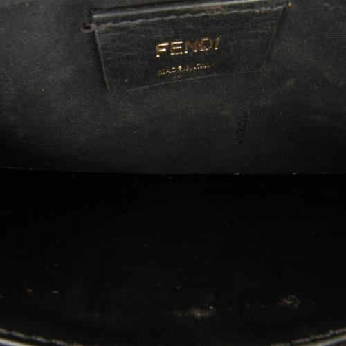 Fendi Zucca Kan I F Embossed Wallet on Chain