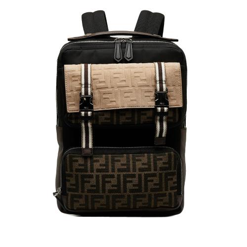 Fendi Zucca Multi Pocket Backpack