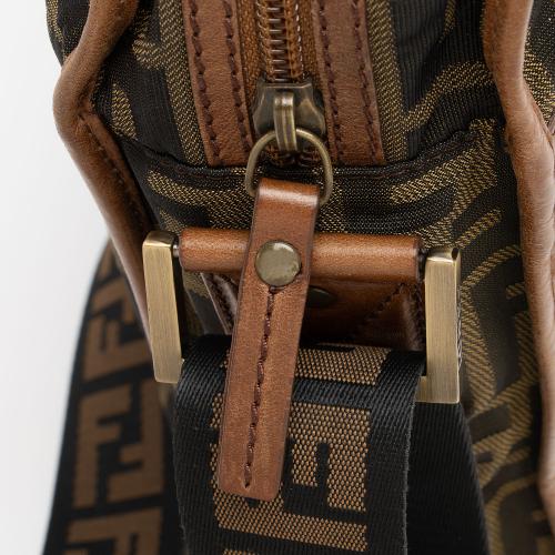 Fendi Zucca Canvas Zip Messenger