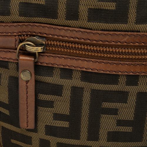 Fendi Zucca Canvas Zip Messenger