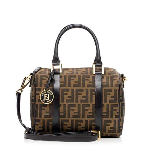 Fendi Zucca Small Boston Bag