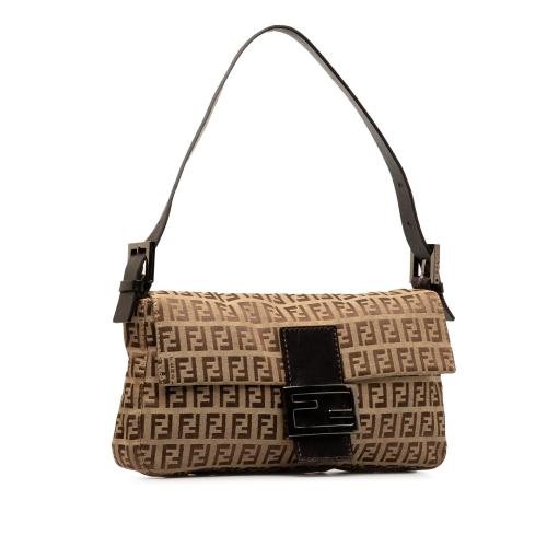 Fendi Zucchino Canvas Baguette