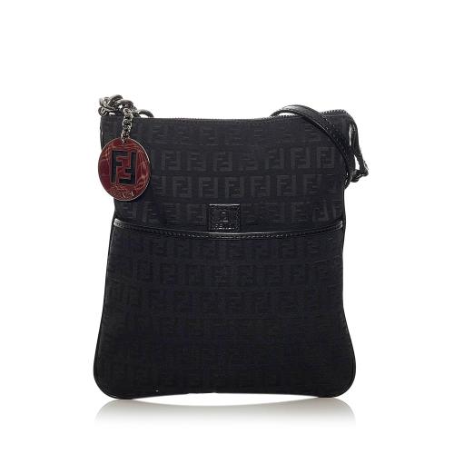 Fendi Zucchino Canvas Crossbody Bag