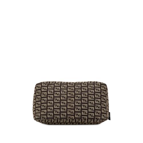 Fendi Zucchino Canvas Double Flap Mamma