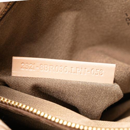 Fendi Zucchino Canvas Shoulder Bag