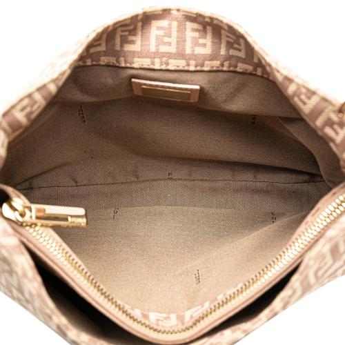 Fendi Zucchino Canvas Shoulder Bag