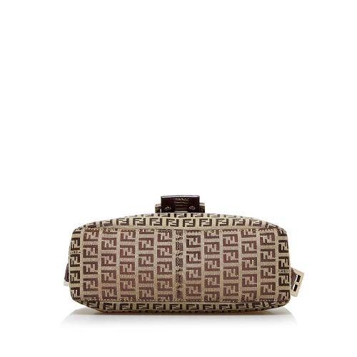 Fendi Zucchino Double Flap Baguette