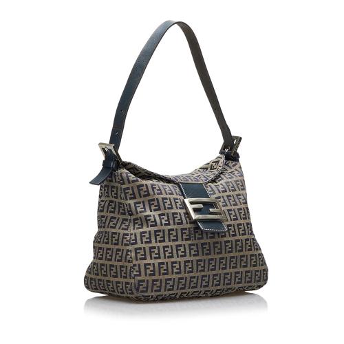 Fendi Zucchino Flap Shoulder Bag