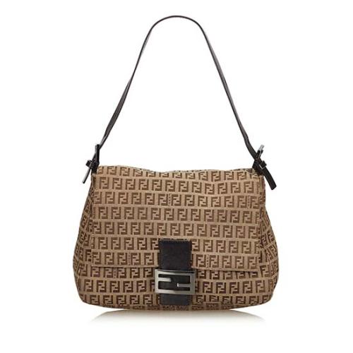 Fendi Zucchino Forever Mamma Shoulder Bag