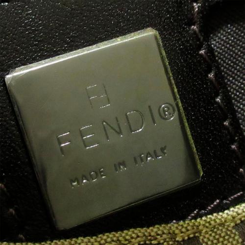 Fendi Zucchino Mamma Forever Shoulder Bag