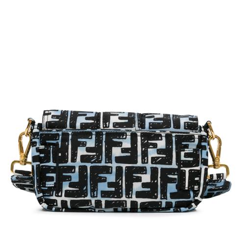 Fendi x Joshua Vides Mini Zucca Nylon Convertible Baguette Belt Bag