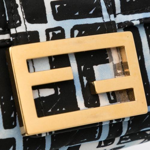 Fendi x Joshua Vides Mini Zucca Nylon Convertible Baguette Belt Bag