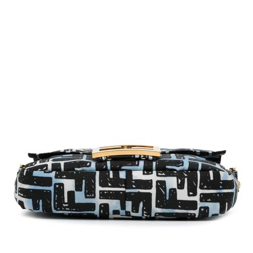 Fendi x Joshua Vides Mini Zucca Nylon Convertible Baguette Belt Bag