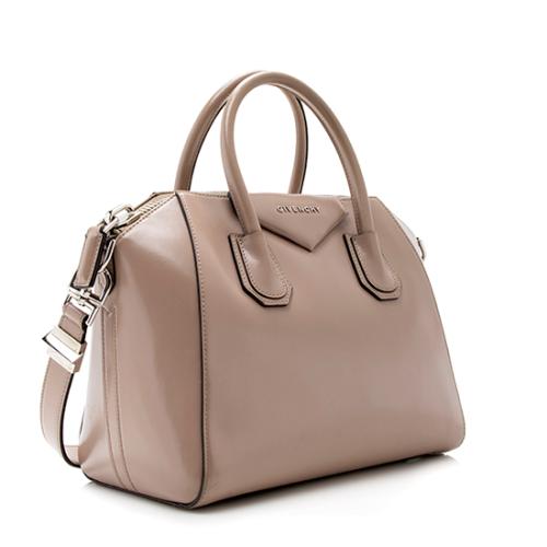 Givenchy Glazed Leather Antigona Small Satchel