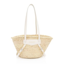 Givenchy Raffia Voyou Small Basket Bag