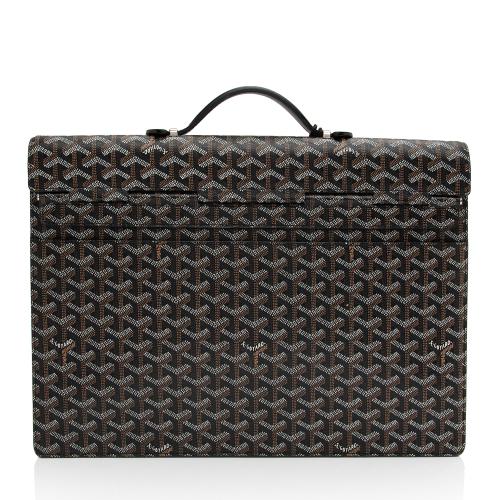 Goyard Goyardine Canvas Chypre Briefcase