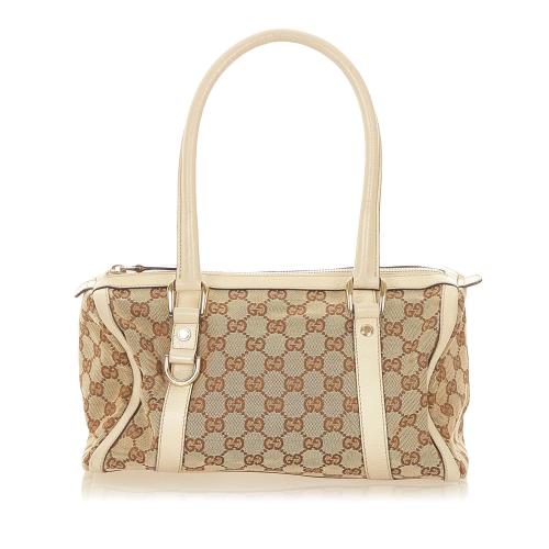 Gucci Abbey GG Canvas Boston Bag