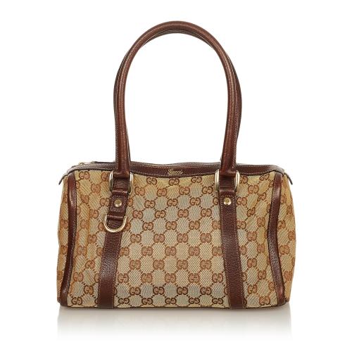 Gucci Abbey GG Canvas Boston Bag