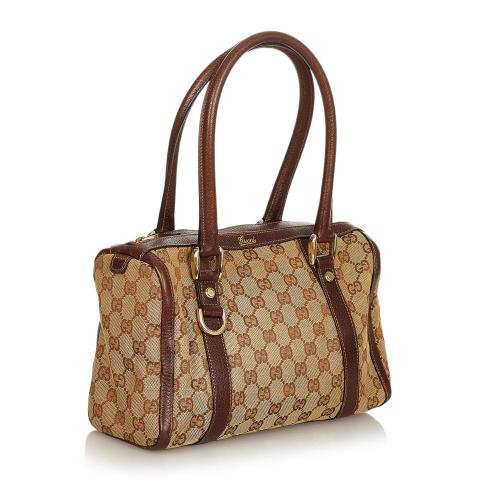 Gucci Abbey GG Canvas Boston Bag