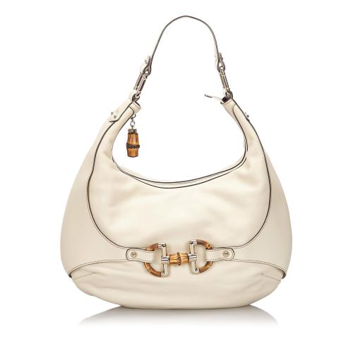 Gucci Bamboo Leather Amalfi Hobo Bag