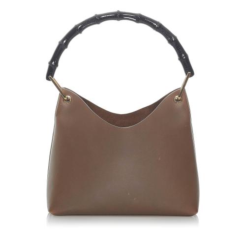 Gucci Bamboo Leather Shoulder Bag