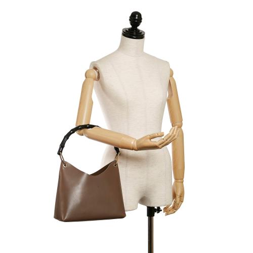 Gucci Bamboo Leather Shoulder Bag