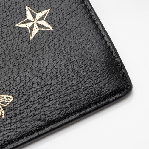 Gucci Calfskin Bee Star Wristlet