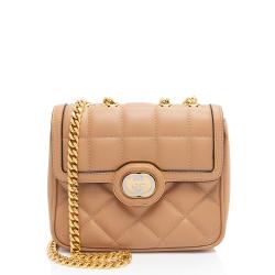 Gucci Calfskin Deco Mini Shoulder Bag