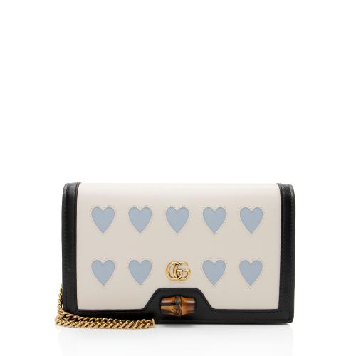 Gucci Calfskin Lovelight Diana Mini Chain Crossbody