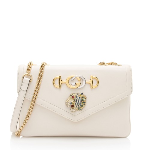 Gucci Calfskin Rajah Medium Shoulder Bag