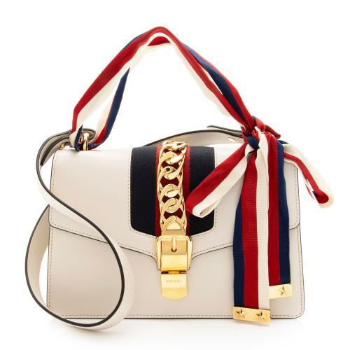 Gucci Calfskin Sylvie Small Shoulder Bag