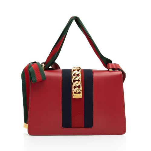 Gucci Calfskin Sylvie Small Shoulder Bag